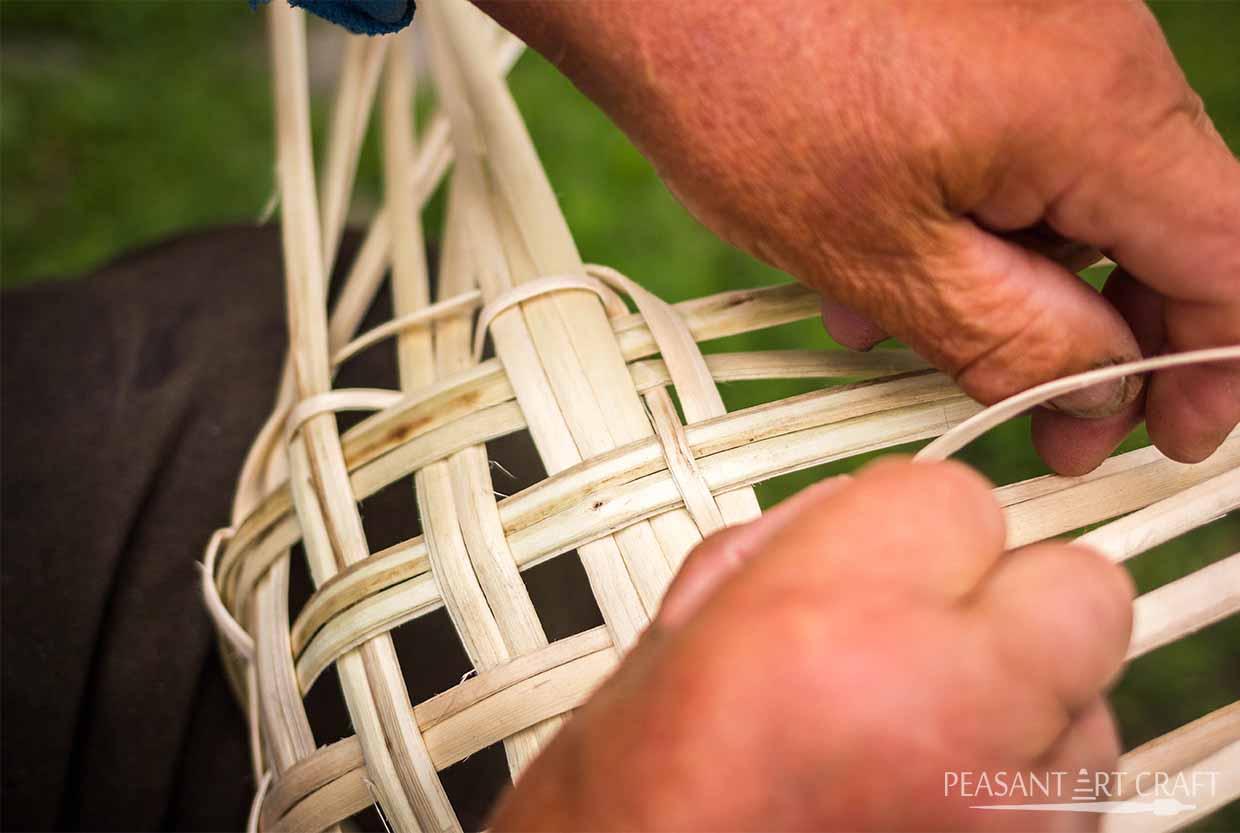 Basket Weaving Split Hazel Frame Baskets