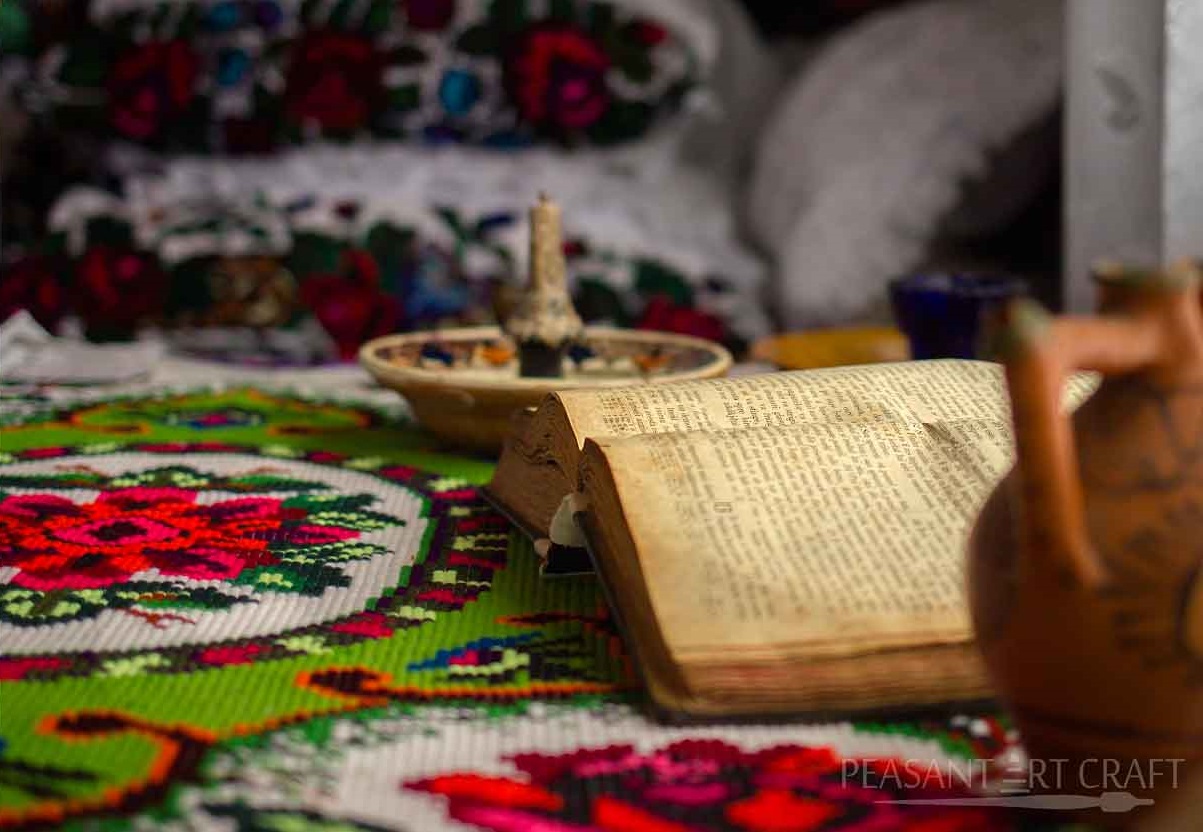 Romanian Textiles From Maramures Hand Woven and Embroidered
