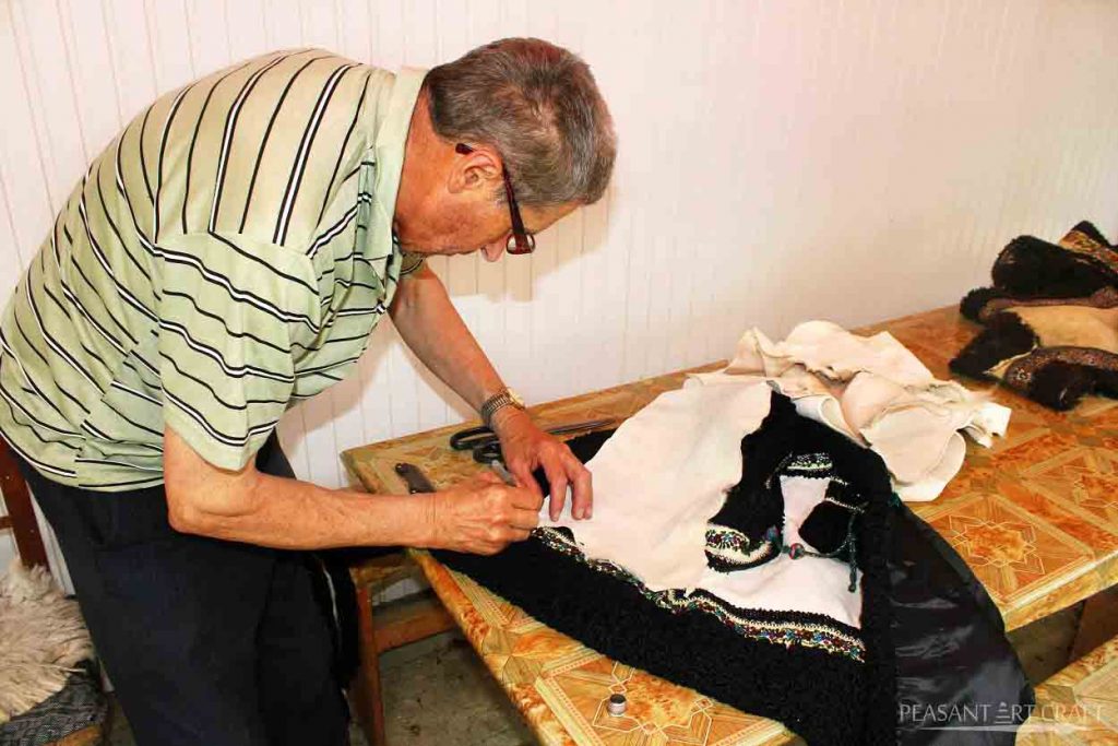 Leather Artist Constantin Juravle Makes Traditional Romanian Sheepskin Vests