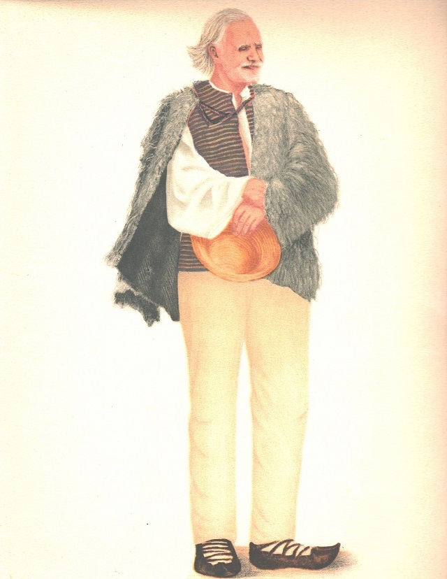 Romanian Traditional Mens Wool Pants