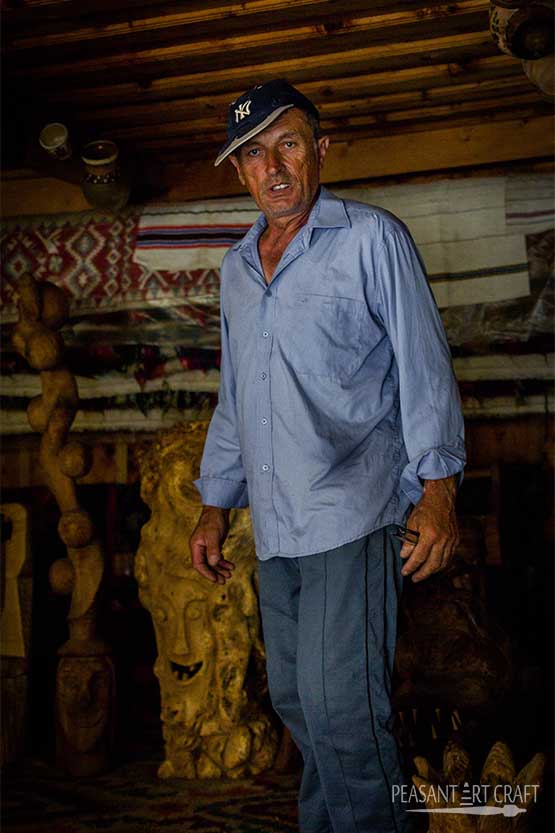 Maramures Artisanal Crafts Wood Carver Gheorghe Popovici