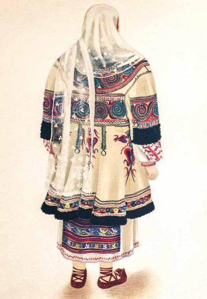 Romanian National Costumes from 4 Ethnographic Zones