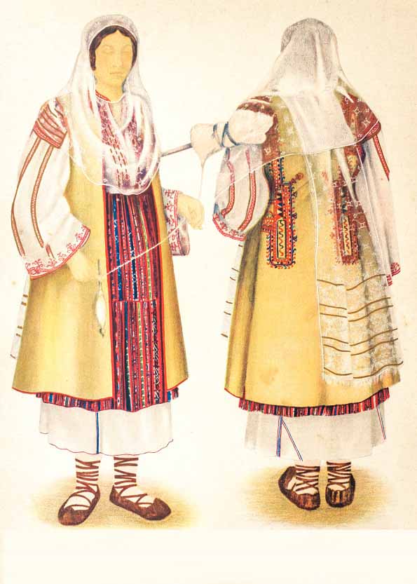 Romanian Traditional Costumes from Muntenia