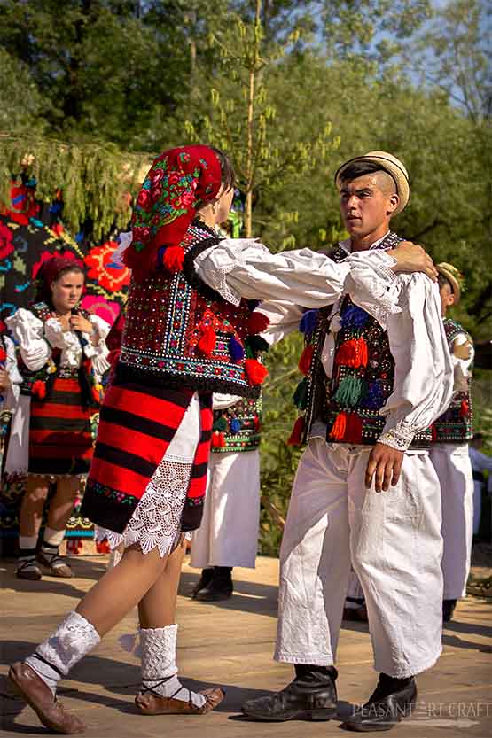 Romanian Traditional Dances in The Village of Budești