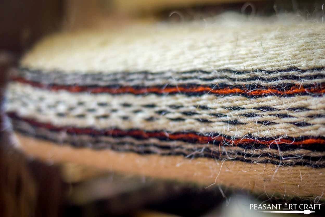 Romanian Woolen Blankets Cergi Weaving