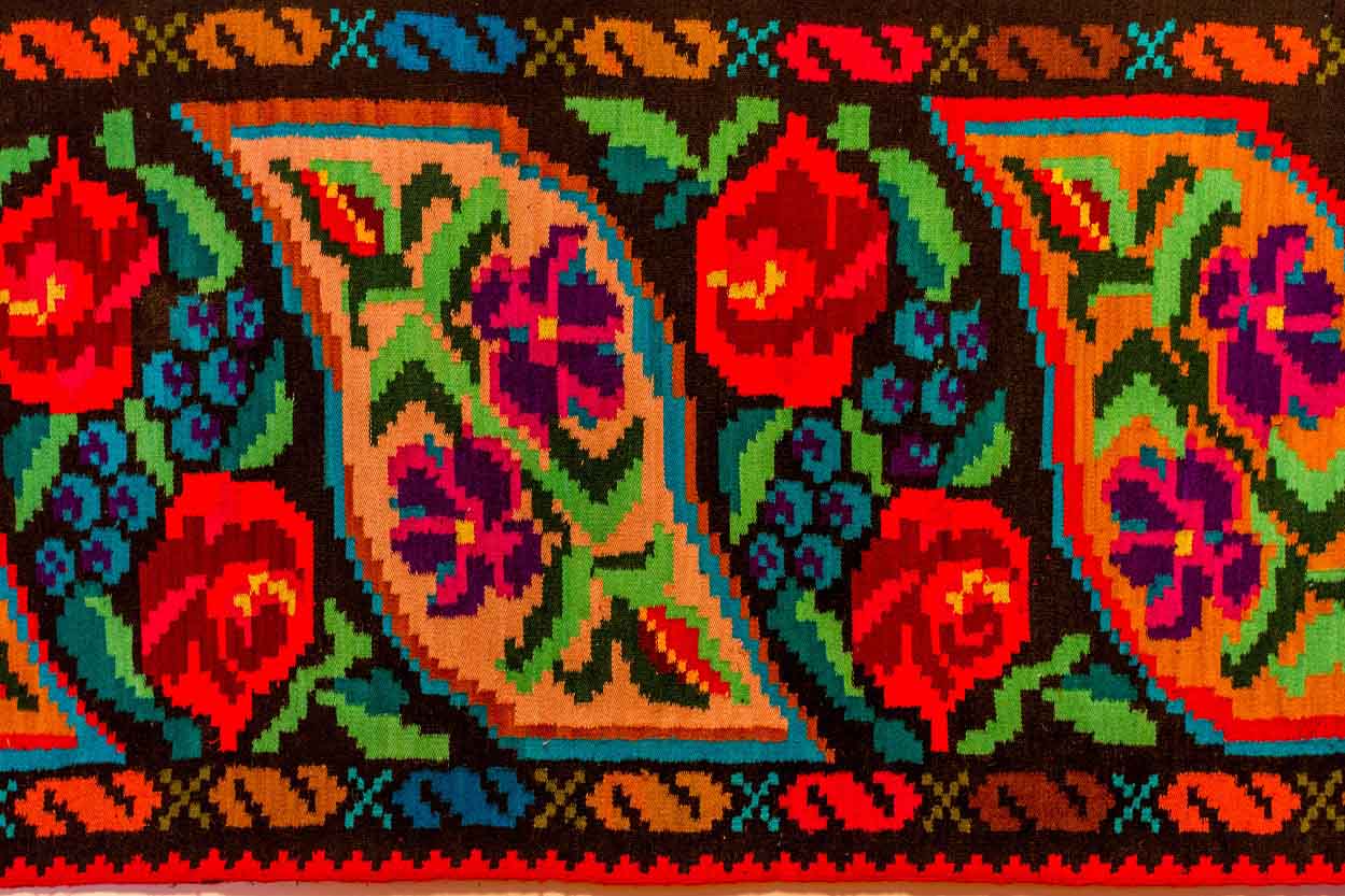Traditional Textiles of Romania Woven Tapestry