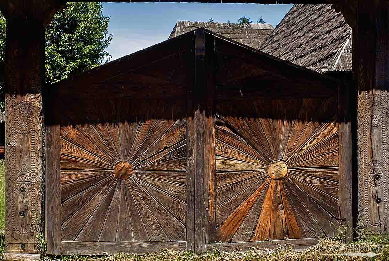 Traditional Wooden Gates Carving in Maramureș