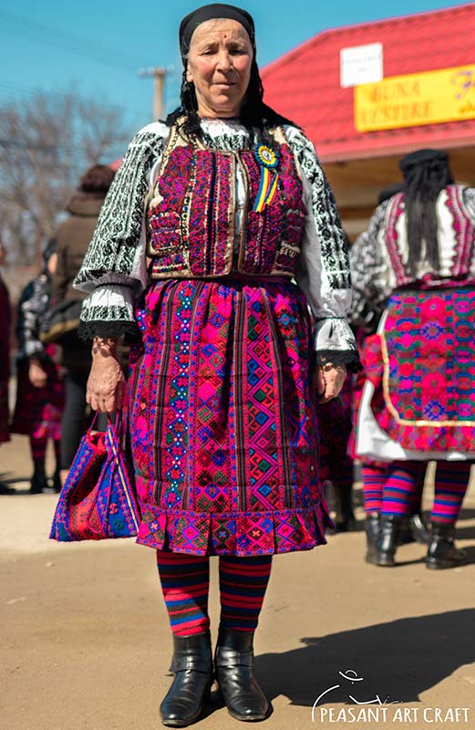 Romanian Folk Costumes Spotted on Rural Transylvania Tour