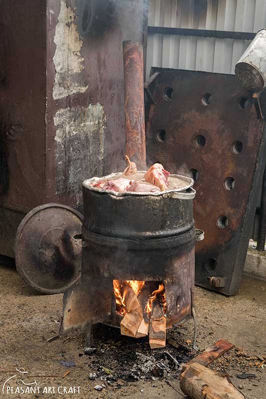 Romanian Traditional Pork Organ Recipe Caltaboș