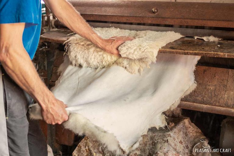 Leather Tanning Process from Sheepskin to Tanned Pelts and Hides