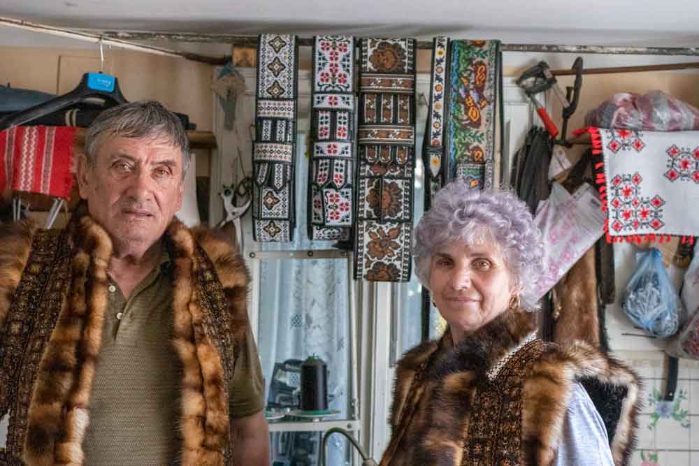 Romanian Traditional Sheepskin Vests